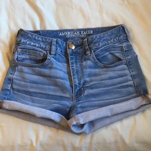 High Wasted Denim Shorts